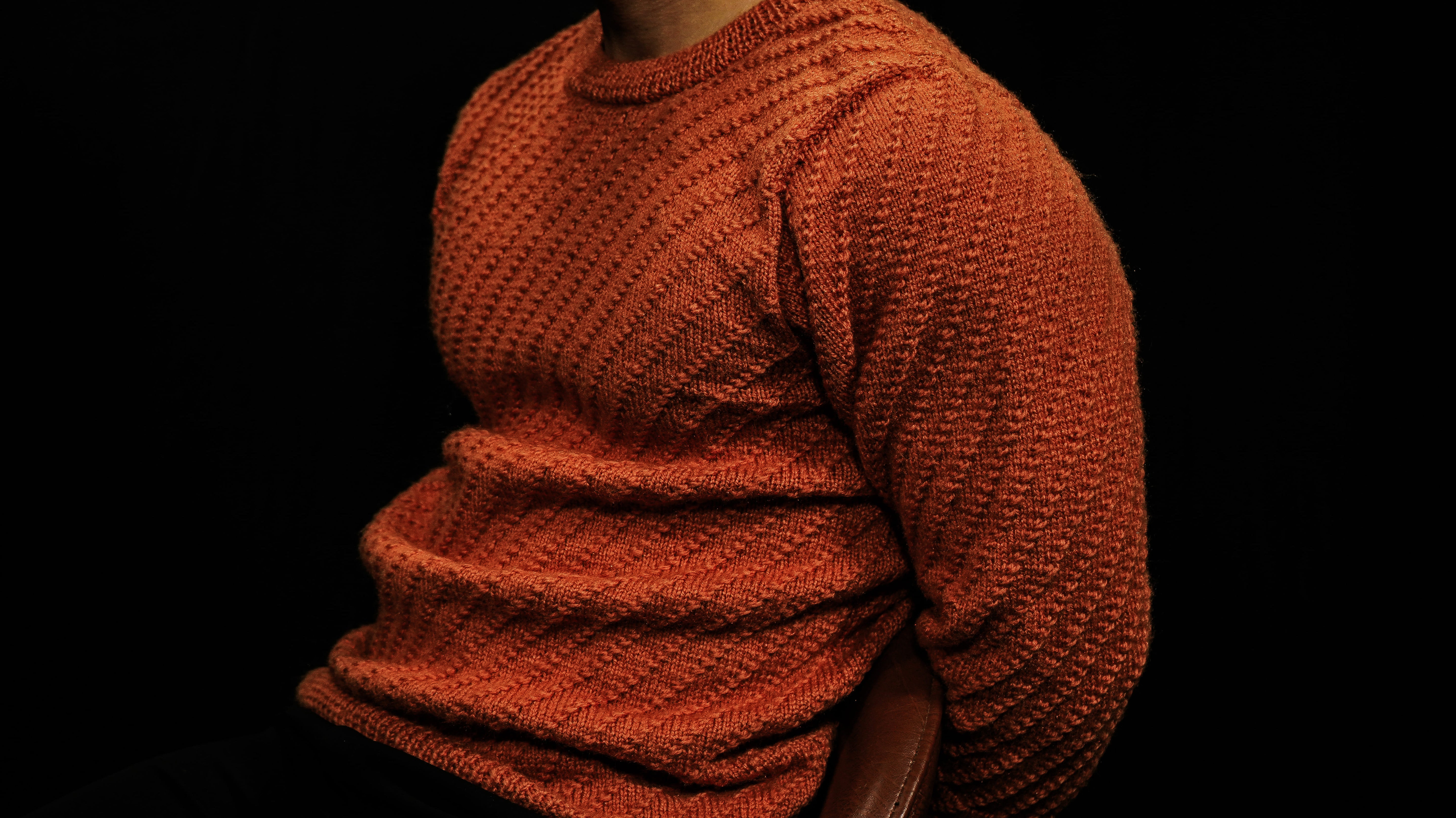 Fisherman Ribbed Crewneck