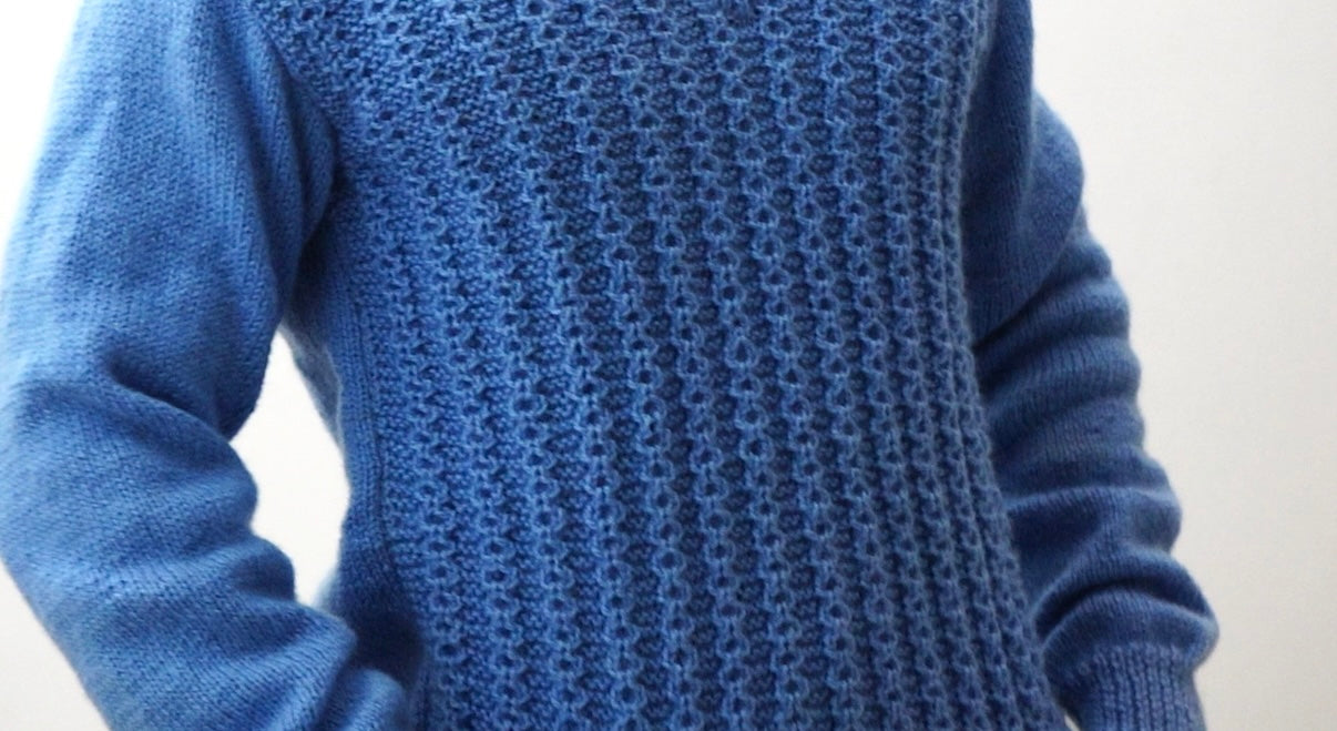 Textured Wool V-Neck