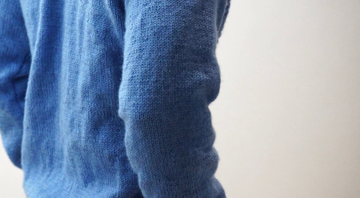 Textured Wool V-Neck