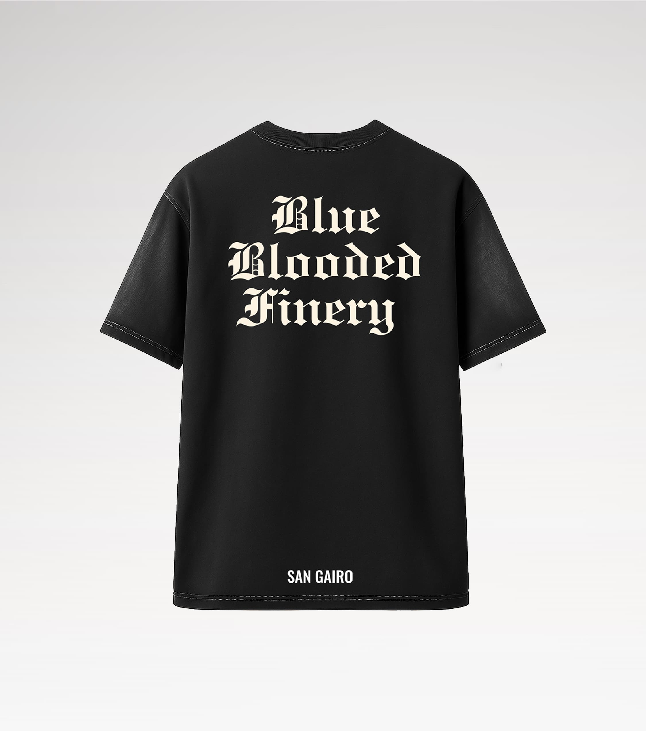 Specimen 06 · Obsidienne Lavée Vintage Wash with Architectural Rib and Epilogue Script, back