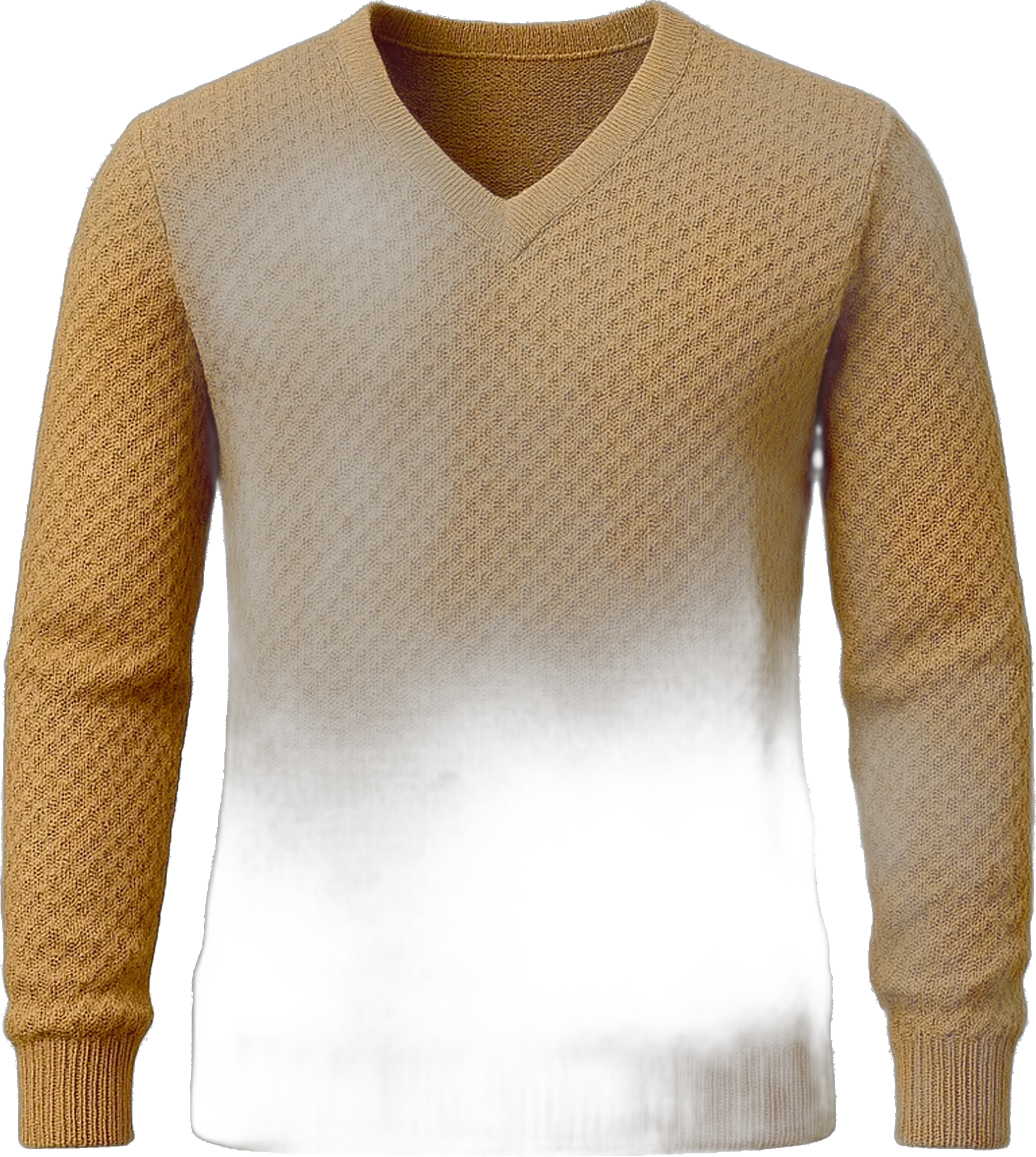 Specimen 02 · Dimensional Relief Knit in Raw Mountain Ochre