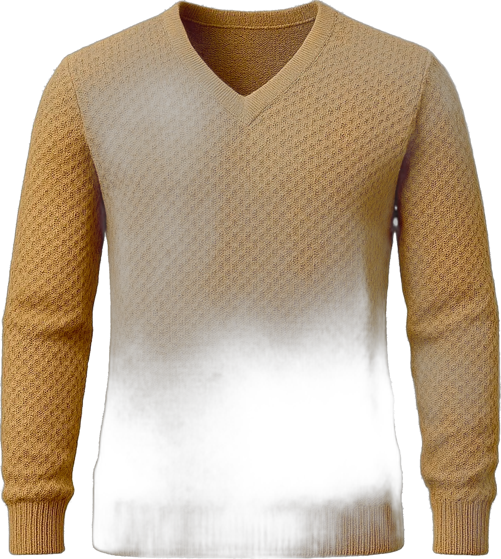 Specimen 02 · Dimensional Relief Knit in Raw Mountain Ochre