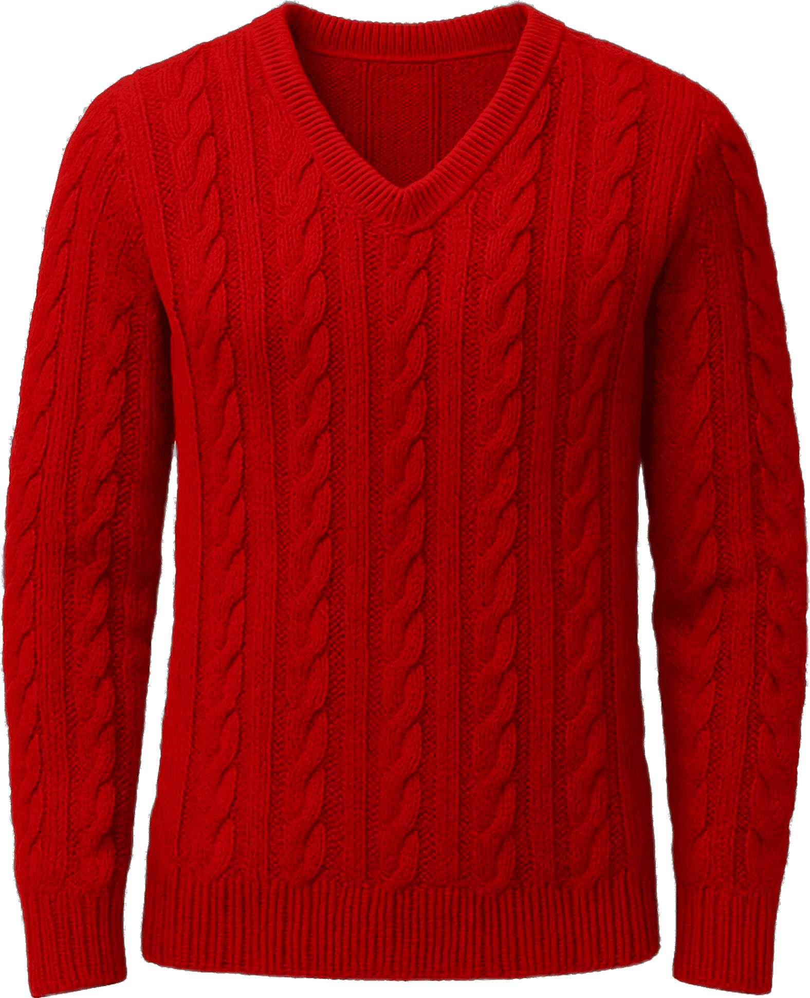 Specimen 10 · Vertical Cordeau Cables in Scarlet Cochineal Yarn