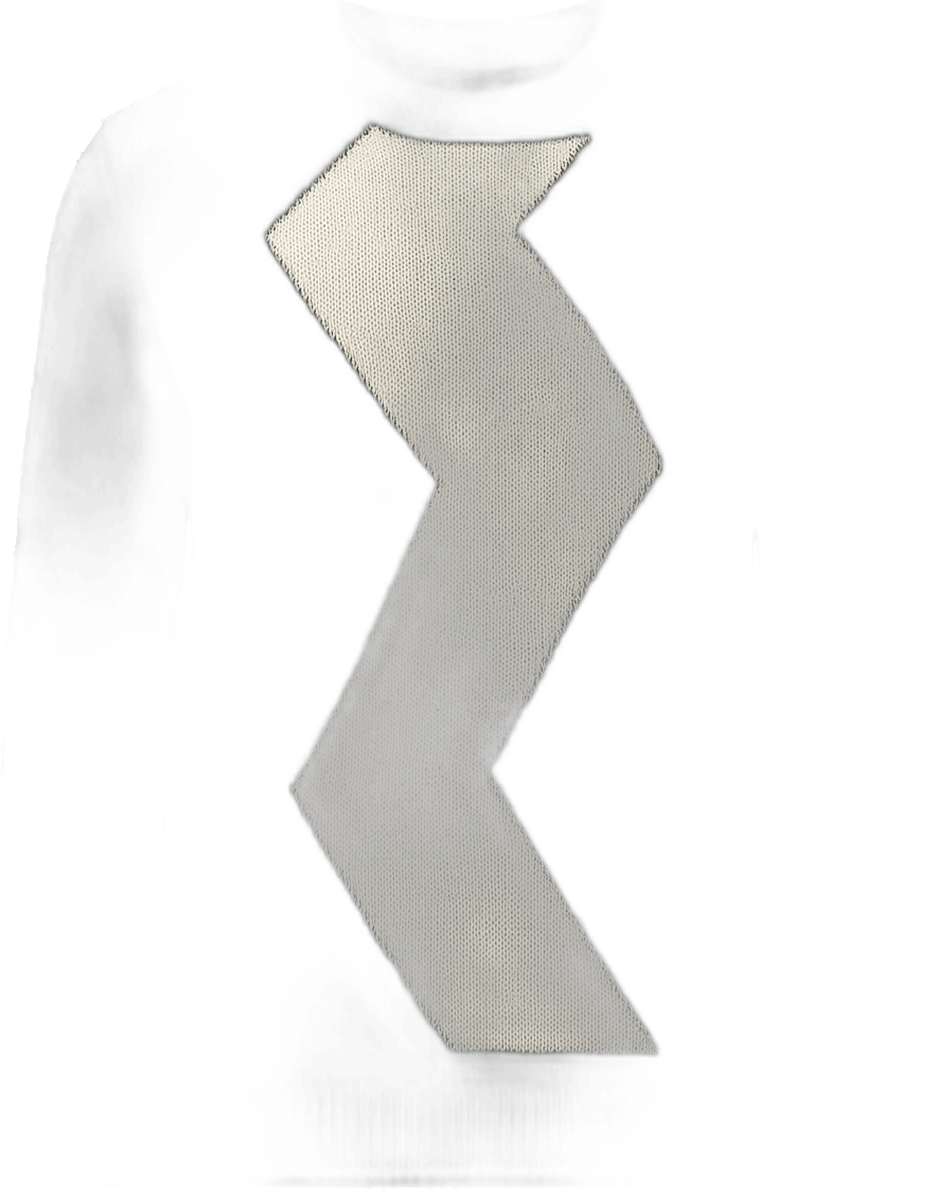 Specimen 15 · Angular Geometric Interlock in Verdant Pine & Raw Ecru